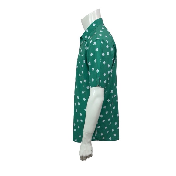 Tipsy Elves Men's XL Green Shamrock Shirt St. Patrick's Day Fits Like Large - Picture 6 of 10